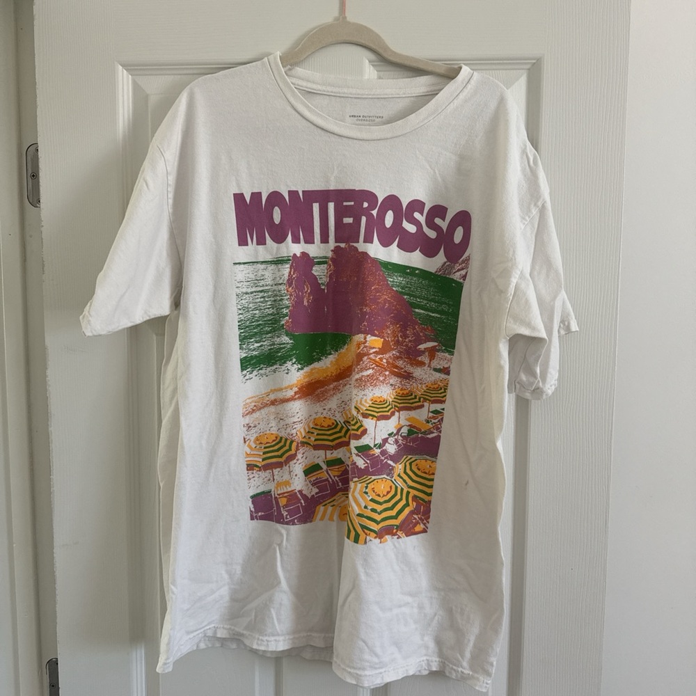 Monterosso Urban Outfitters Graphic T-Shirt - White